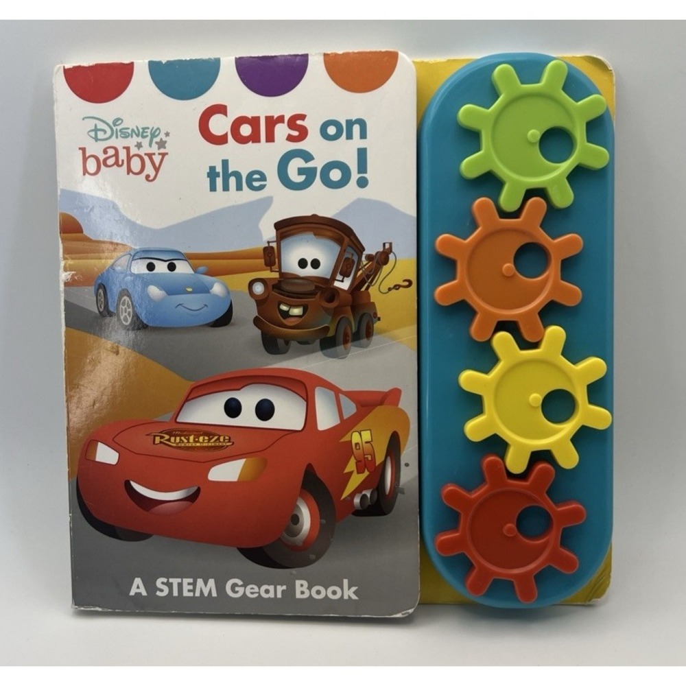 Disney Baby Cars on the Go! A STEM Gear Book